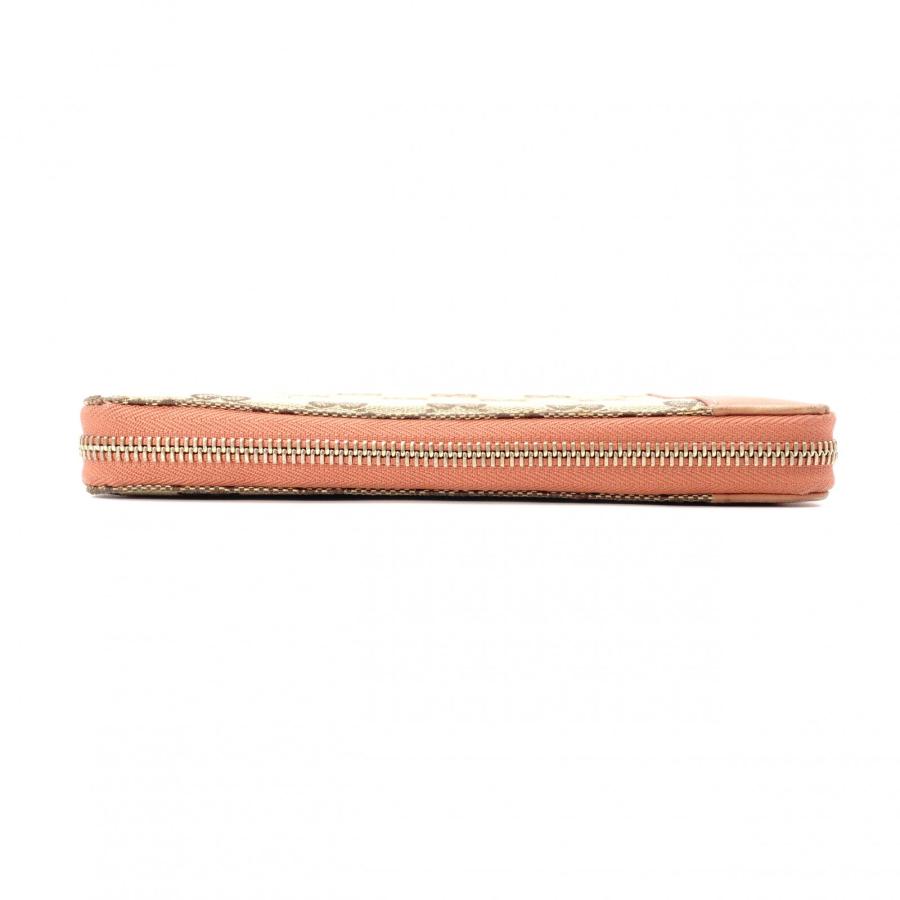 GUCCI（グッチ） GGキャンバス 長財布 レザー ブラウン キャンバス