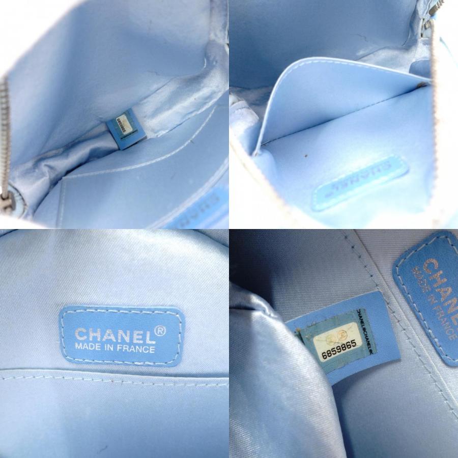 CHANEL（シャネル） ニュートラベルライン ポーチ ナイロン ブルー系 