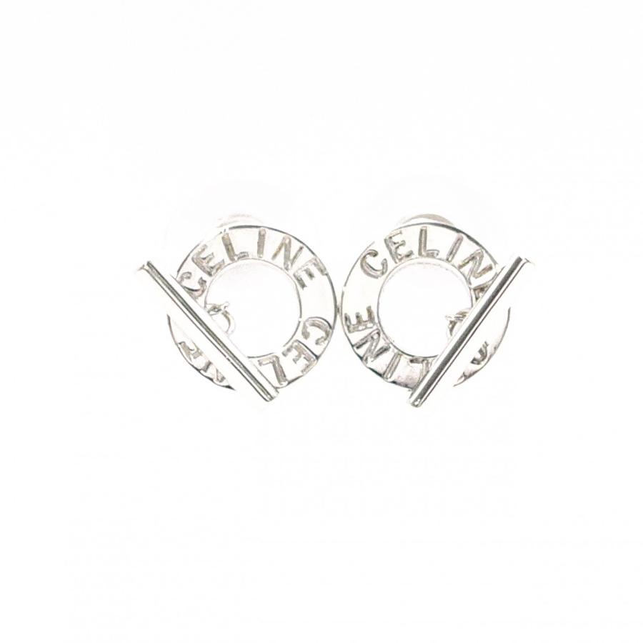 CELINE セリーヌ ピアス 片耳 シルバー CELINE（セリーヌ） ピアス シルバー925 シルバー ロゴ サークル