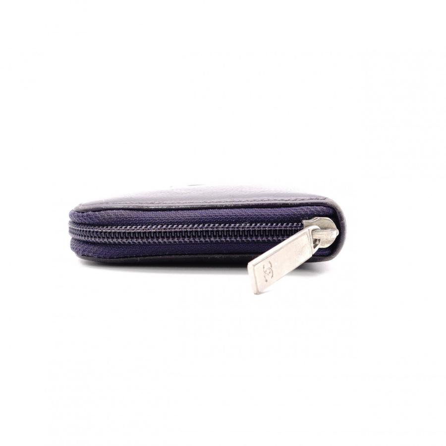 CHANEL（シャネル） ラムスキン マトラッセ 長財布 レザー ブラック L