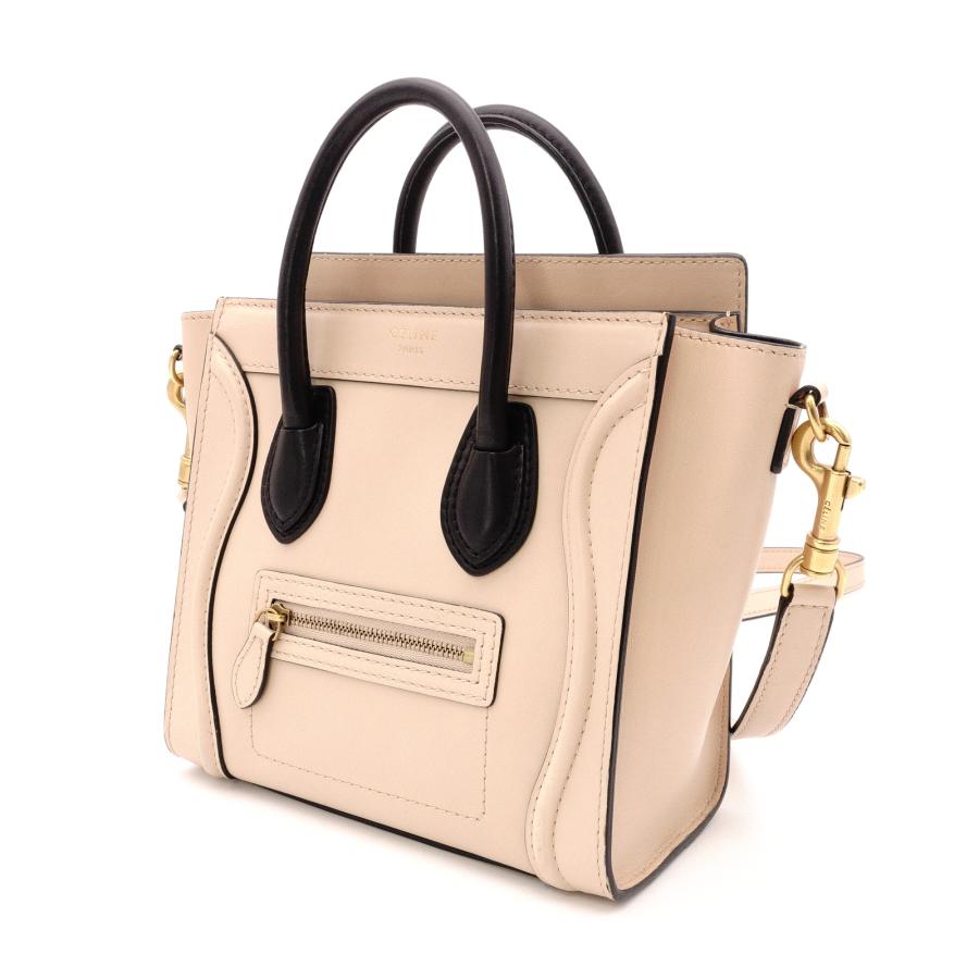 CELINE（セリーヌ） ラゲージ ナノ ショッパー ハンドバッグ レザー