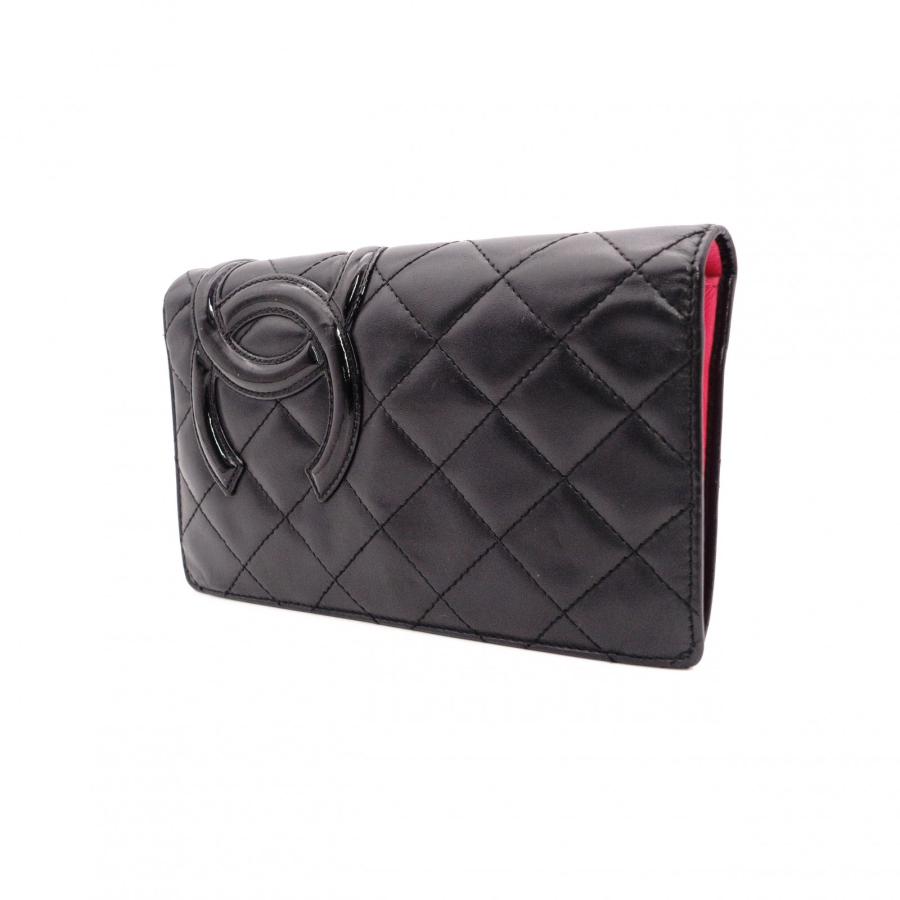 CHANEL（シャネル） ラムスキン カンボン ライン 長財布 レザー 