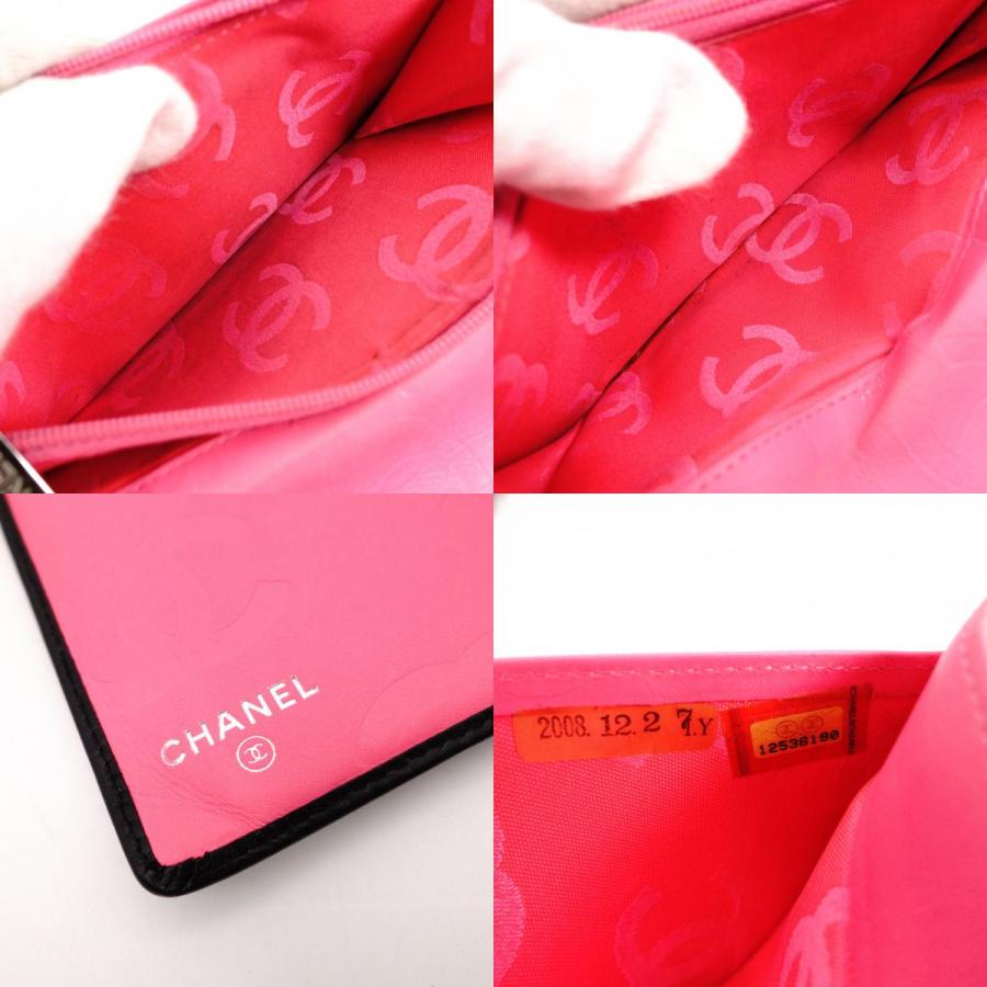 CHANEL（シャネル） ラムスキン カンボン ライン 長財布 レザー