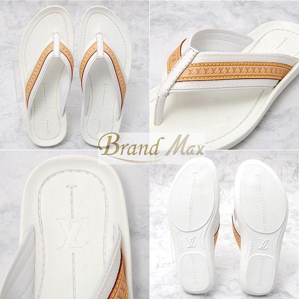 ルイヴィトン ラバーサンダル ホワイト 36サイズ 中古A級品 : 37816  