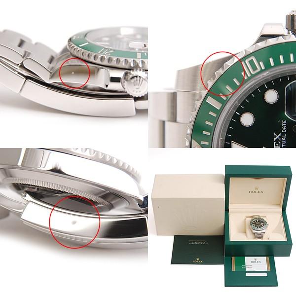 ロレックス ROLEX SS 116610LV グリーンベゼル グリーンサブ ランダム ルーレット 未使用展示品｜brandmax｜03