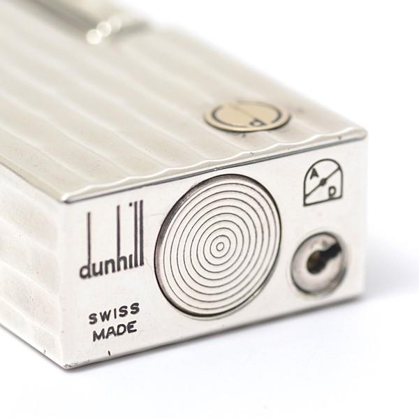 ダンヒル dunhill ガスライター バンブー（竹）デザイン シルバー 