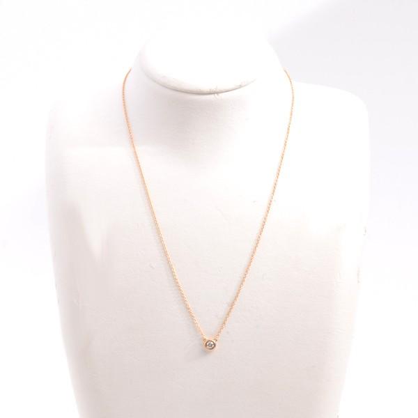□TIFFANY＆Co. ティファニー 925 バイザヤード ダイヤ ネックレス ◇ティファニー◇925/バイザヤード/1P/ダイヤ/ダイヤモンド/ネックレス