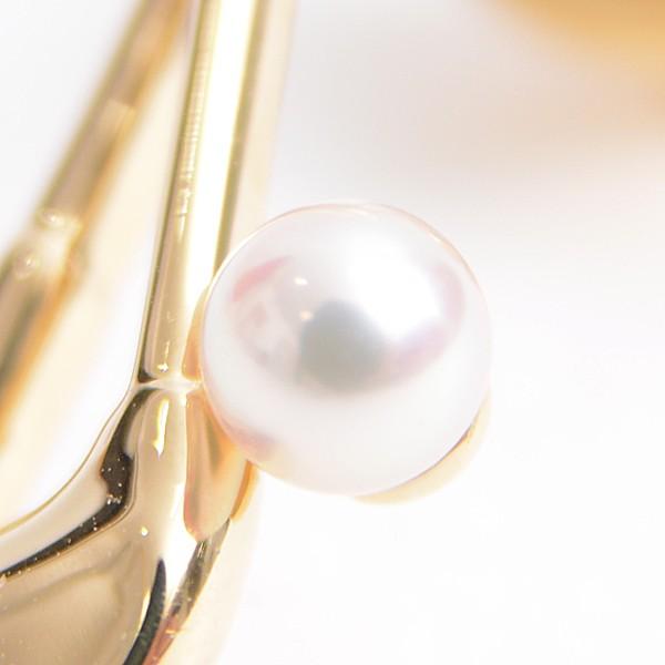 ☆MIKIMOTO☆パール×揺れるビジューピンブローチ