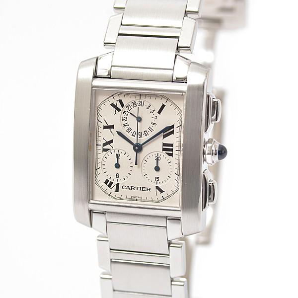 男の子向けプレゼント集結 Ss Cartier カルティエ 通勤用 ビジネス 社会人 ２０代 ３０代 ４０代の男性に タンクフランセーズlm 旧型 中古 メンズ腕時計 クォーツ 電池式 クロノグラフ Wq3 クロノリフレックス メンズ腕時計 Headshotsbar Com