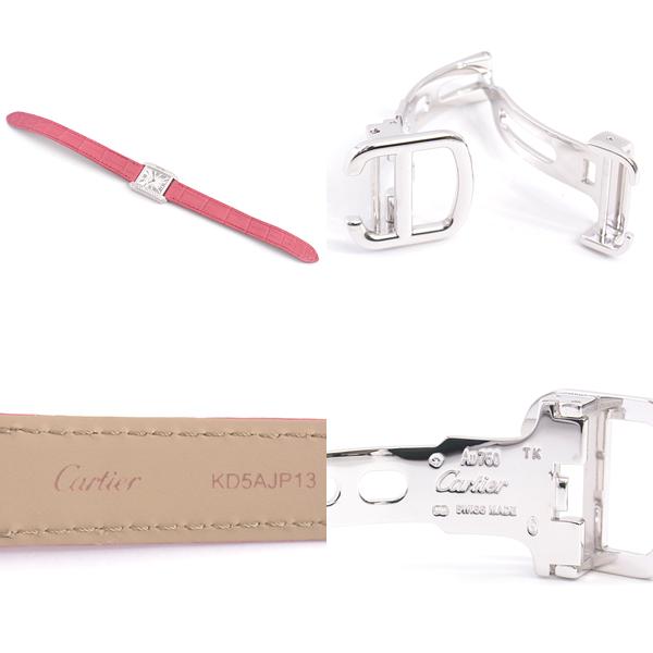 カルティエ 時計 レディース タンクアングレーズ SM 電池式 シルバー文字盤 ホワイトゴールド 750WG Cartier WT100015 中古 | TANK（Cartier） | 04