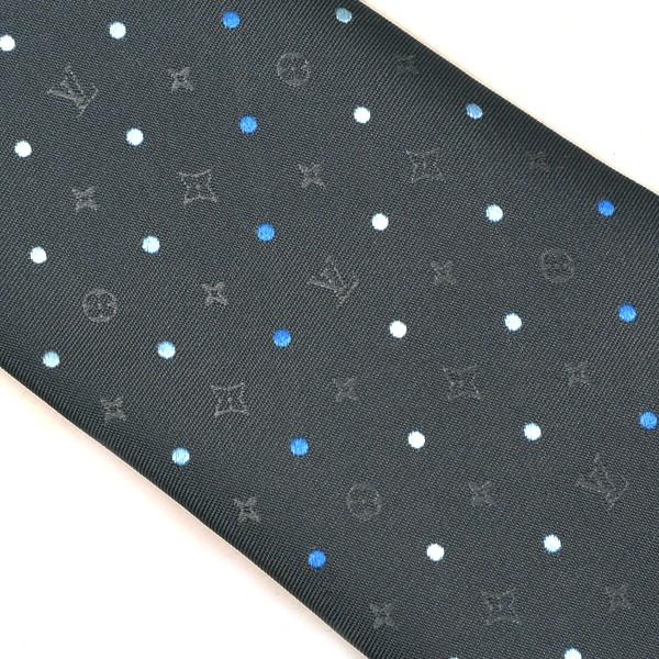 ルイヴィトン クラヴァット モノグラム オンザドッツ 8cm ネクタイ