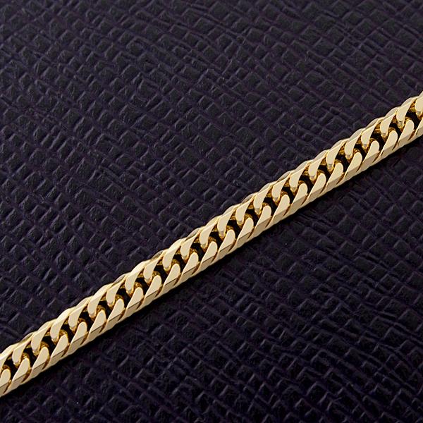 喜平 ネックレス K18 6面カット ダブル 30g 50cm 造幣局検定刻印入