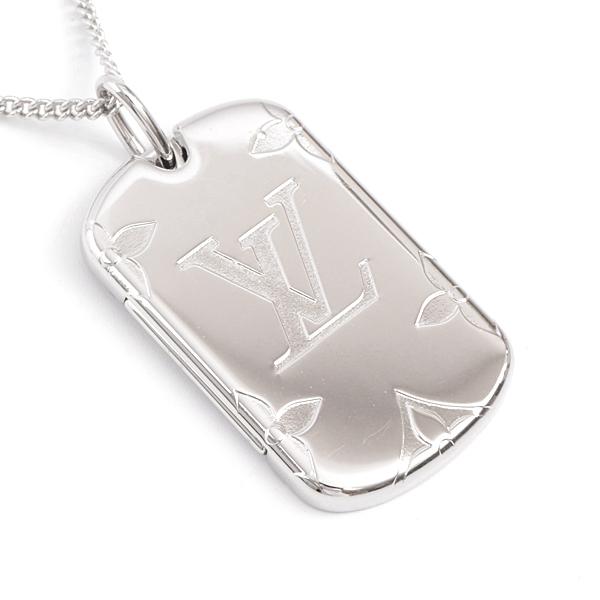 スーパーセール シンプル カジュアル 中古 M メンズ モノグラム ロケットネックレス Vuitton Louis ルイヴィトン ロング アクセサリー ペンダント メンズアクセサリー