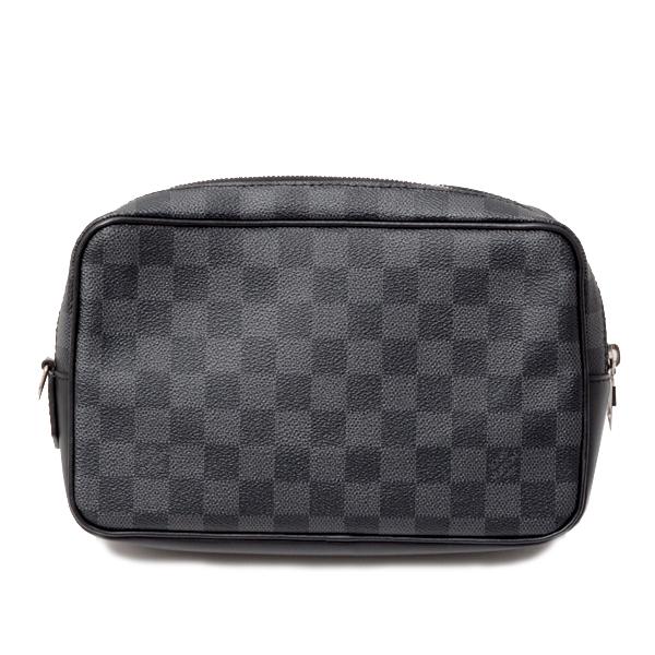 高質 ルイヴィトン Louis Vuitton セカンドバッグ ダミエグラフィット ポシェットカサイ ブラック メンズ N 中古 セカンド バッグ Www Raviwebcoding Com