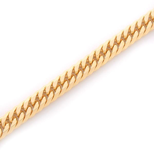喜平 ネックレス K18 6面カット ダブル 30g 50cm 造幣局検定刻印入