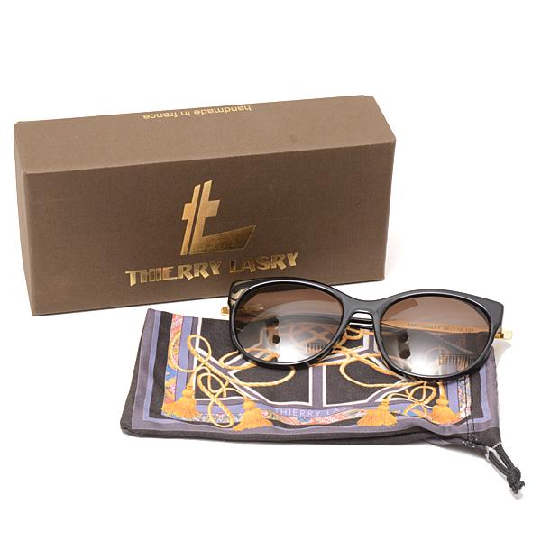 THIERRY LASRY ティエリーラスリー サングラス ブラック×ゴールド  