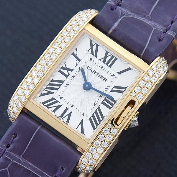 TANK（Cartier） カルティエ 時計 レディース タンクアングレーズSM