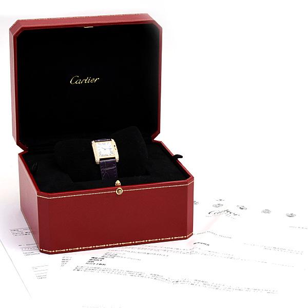 TANK（Cartier） カルティエ 時計 レディース タンクアングレーズSM