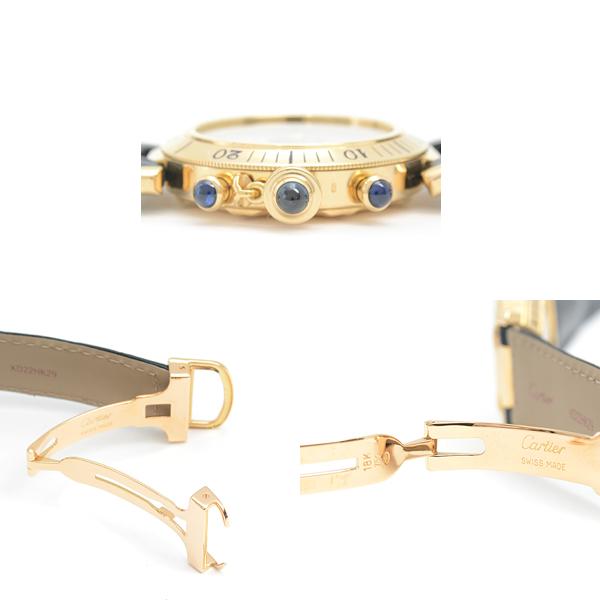 PASHA DE CARTIER カルティエ 時計 メンズ レディース パシャ38 クロノ