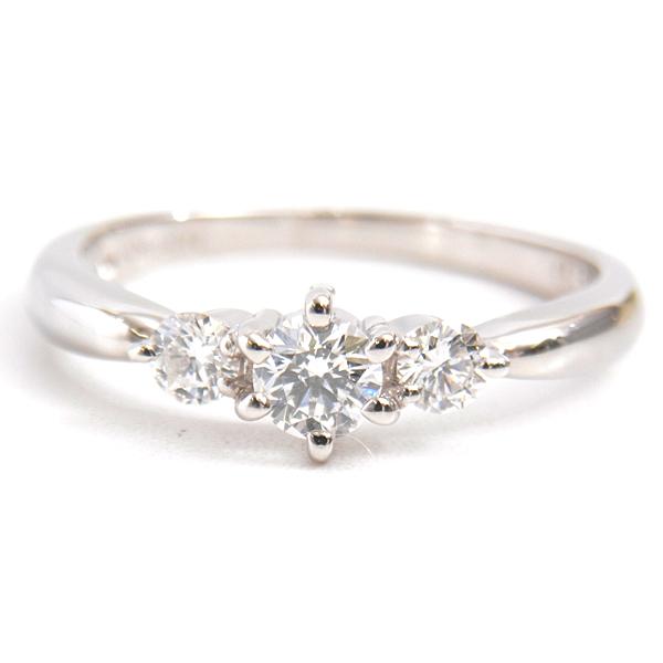 TASAKI（タサキ） 指輪 レディース 3Pダイヤモンド リング 8号 D0.33ct