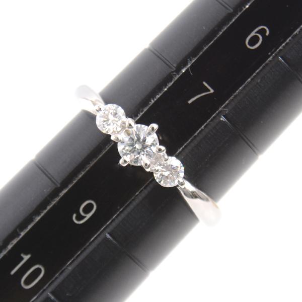 TASAKI（タサキ） 指輪 レディース 3Pダイヤモンド リング 8号 D0.33ct