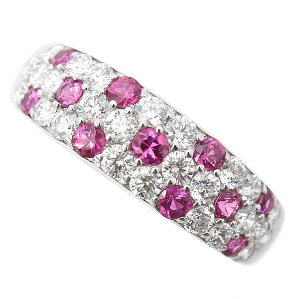 MIKIMOTO（ミキモト） 指輪 レディース ダイヤモンド×ルビー リング D1