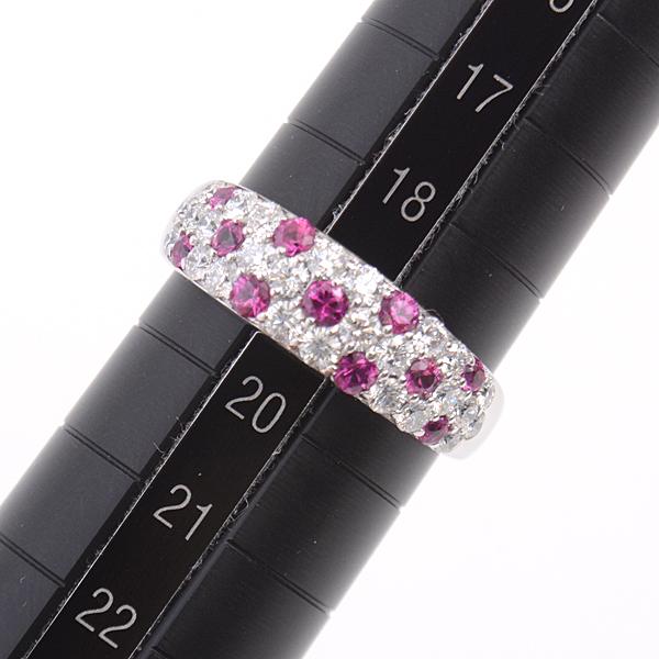 MIKIMOTO（ミキモト） 指輪 レディース ダイヤモンド×ルビー リング D1 