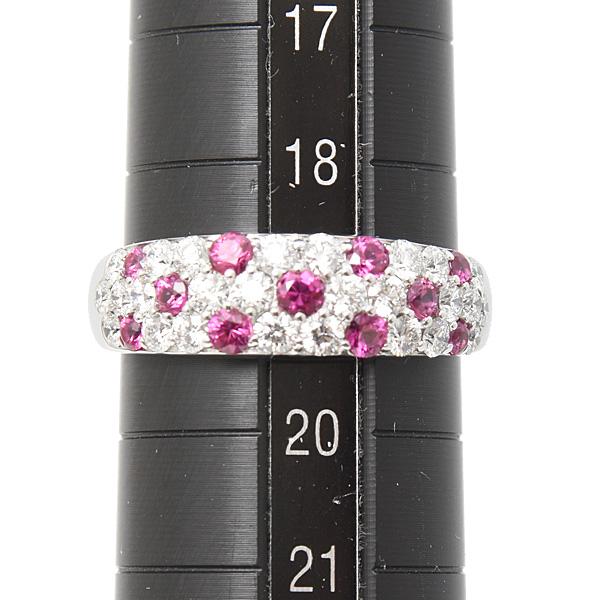 MIKIMOTO（ミキモト） 指輪 レディース ダイヤモンド×ルビー リング D1