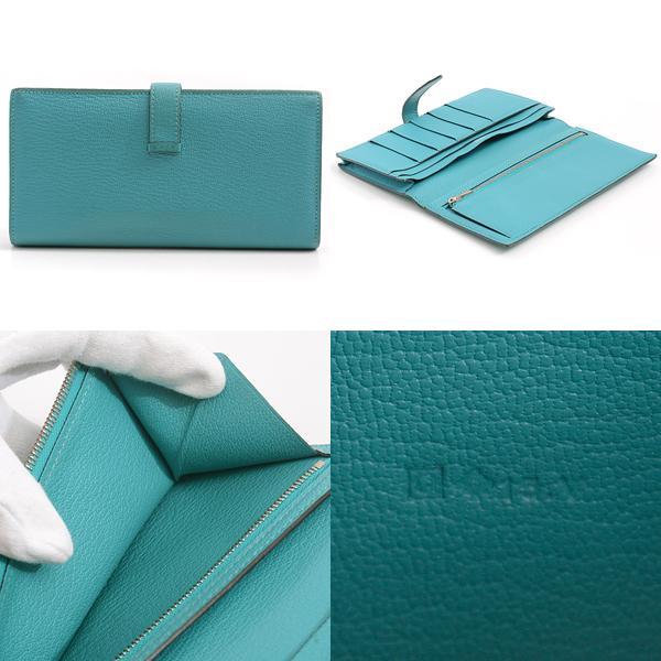HERMES エルメス 財布 レディース メンズ シェーブル 二つ折り長 HERMES エルメス 財布 レディース メンズ シェーブル 二つ折り長