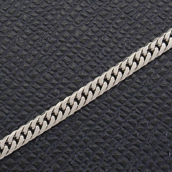 喜平 ネックレス PT850 6面カット ダブル 30g 50cm 造幣局検定刻印入