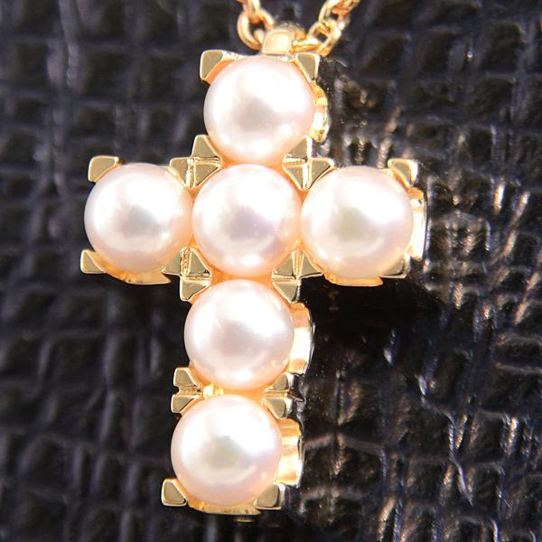 激安セール ミキモト ネックレス レディース パール×ブラウンダイヤ