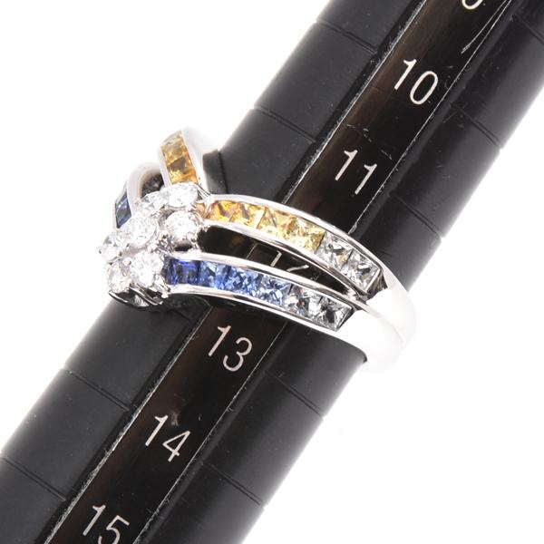 ジュネ 指輪 レディース サファイア×ダイヤ リング S1.63ct D0.32ct 12 
