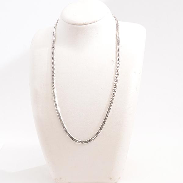 喜平 ネックレス PT850 6面カット ダブル 30g 50cm 造幣局検定刻印入