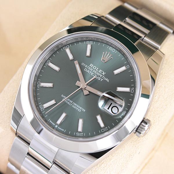デイトジャスト ロレックス 時計 メンズ デイトジャスト41 ミント