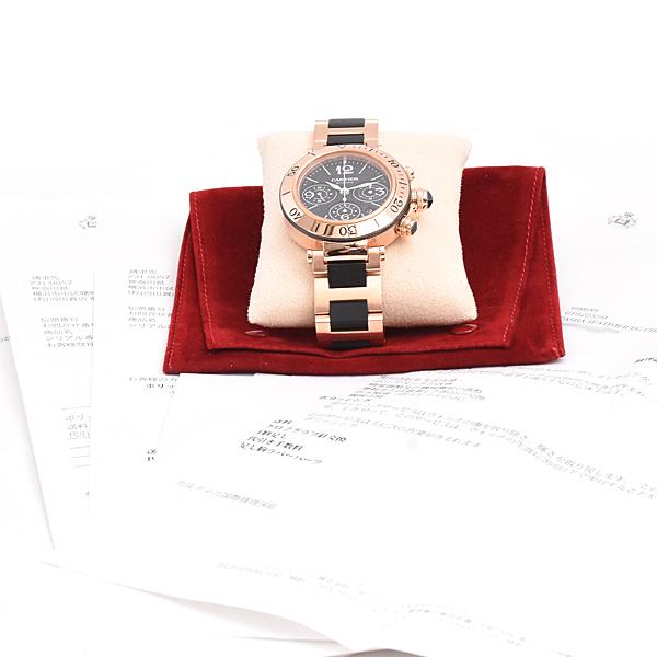 PASHA DE CARTIER カルティエ 時計 メンズ パシャ シータイマー PASHA DE CARTIER カルティエ 時計 メンズ パシャ シータイマー