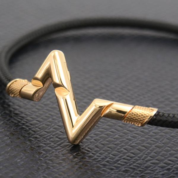 LV ヴォルト ルイヴィトン ブレスレット ユニセックス アップ LV ヴォルト ルイヴィトン ブレスレット ユニセックス アップ