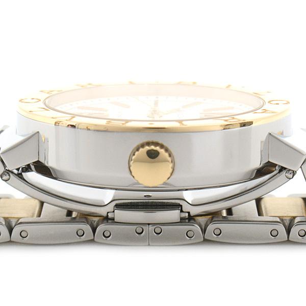 ブルガリ 時計 メンズ ブルガリブルガリ コンビ 自動巻 シルバー文字盤 ステンレス×イエローゴールド BVLGARI SS×YG BB38SG  AUTO 中古