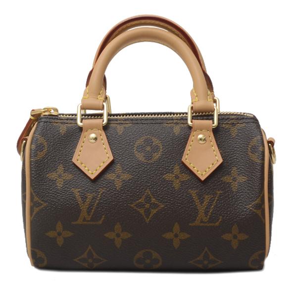 【推し】 ルイヴィトン バッグ レディース モノグラム ナノ・スピーディ ハンドバッグ ショルダーバッグ 2WAY Louis Vuitton M81085 未使用展示品 【EIM2675032095】(93678円)