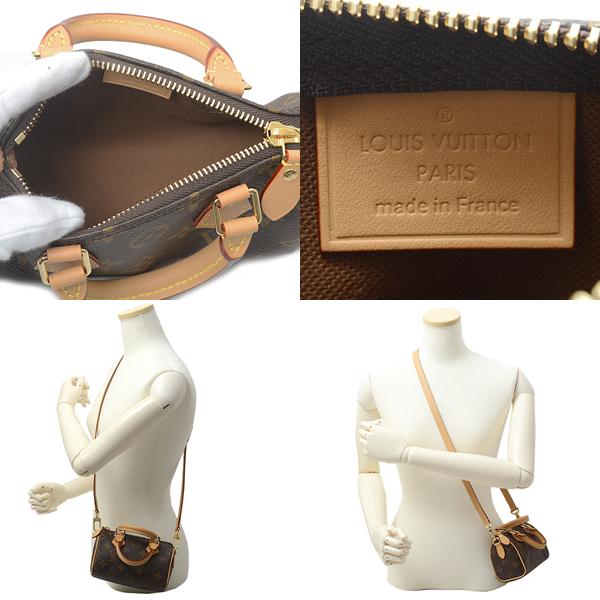 【推し】 ルイヴィトン バッグ レディース モノグラム ナノ・スピーディ ハンドバッグ ショルダーバッグ 2WAY Louis Vuitton M81085 未使用展示品 【EIM2675032095】(93678円)