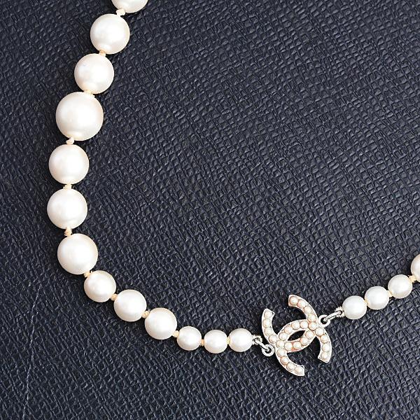 シャネル　CHANEL フェイクパール　ネックレス(中古品にてお買い得) CHANEL（シャネル） ネックレス レディース フェイクパール ココマーク