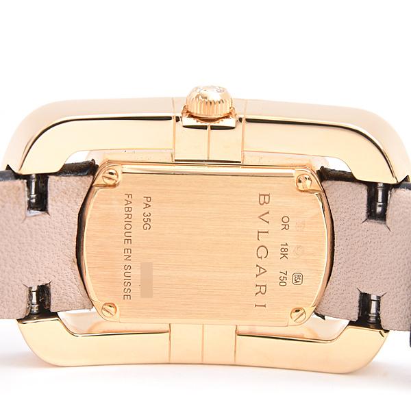 パレンテシ ブルガリ 時計 レディース ダイヤベゼル 電池式 ホワイト