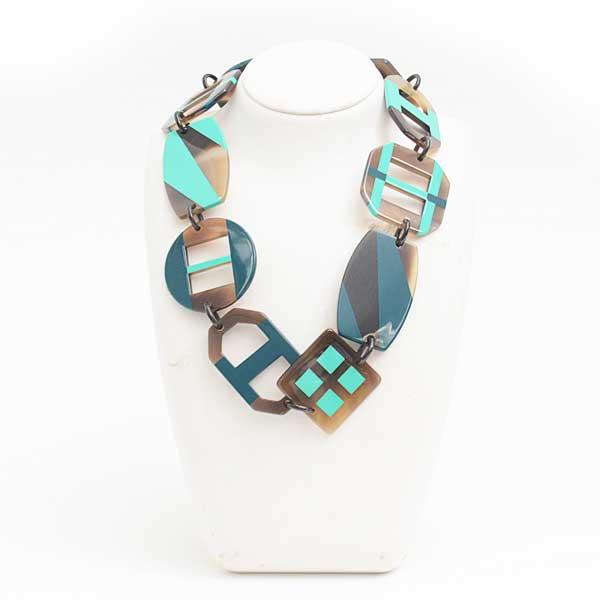 HERMES エルメス ネックレス レディース バッファローホーン 