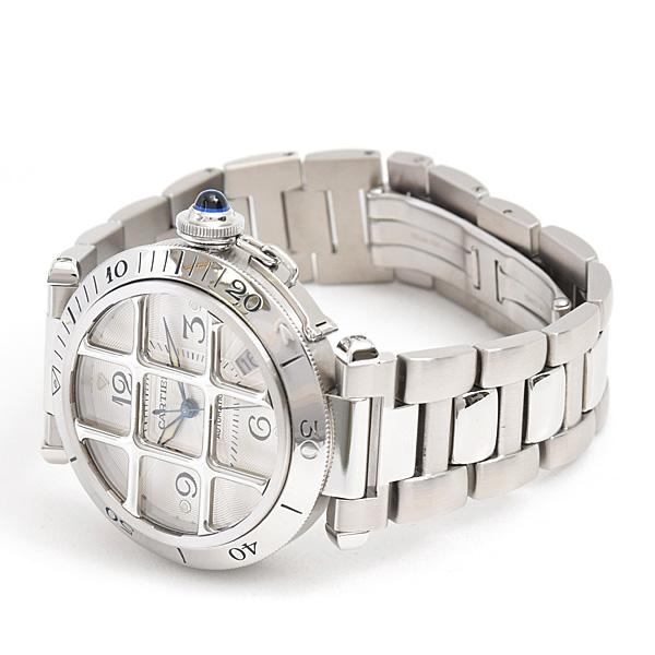 PASHA DE CARTIER カルティエ 時計 メンズ パシャ グリッド 38mm 自動