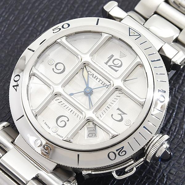 PASHA DE CARTIER カルティエ 時計 メンズ パシャ グリッド 38mm 自動