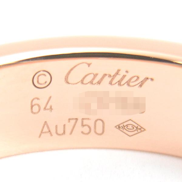 カルティエ 指輪 メンズ ラブリング ハーフダイヤモンド 3Pダイヤ 64号 ピンクゴールド Cartier 750PG 中古｜brandmax｜05