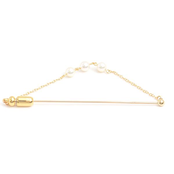 MIKIMOTO ミキモト ブローチ レディース 3Pパール ピン ベビーパール