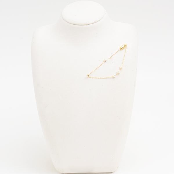 MIKIMOTO ミキモト ブローチ レディース 3Pパール ピン ベビーパール