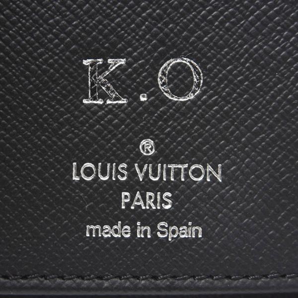 【超美品】ルイヴィトン タイガ ジッピーウォレット ヴェルティカル 黒 LOUIS VUITTON（ルイ・ヴィトン） 財布 メンズ タイガ ジッピー