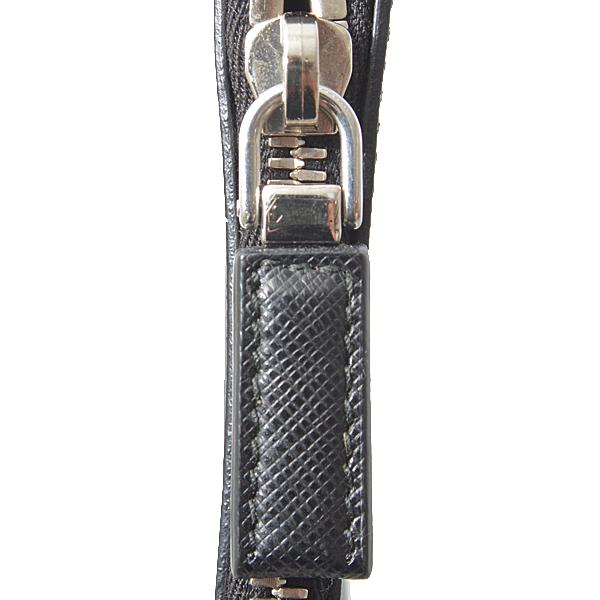 PRADA プラダ バッグ メンズ サフィアーノ クラッチバッグ バナナ柄 
