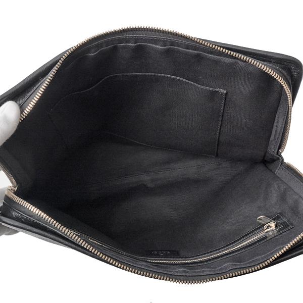 GUCCI（グッチ） バッグ メンズ クラッチバッグ カーフ ブラック GUCCI